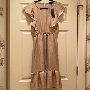 Roolee tan dress